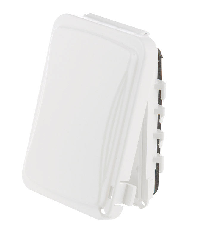 TAYMAC - TayMac Rectangle Plastic 1 gang Receptacle Box Cover [MM110W]