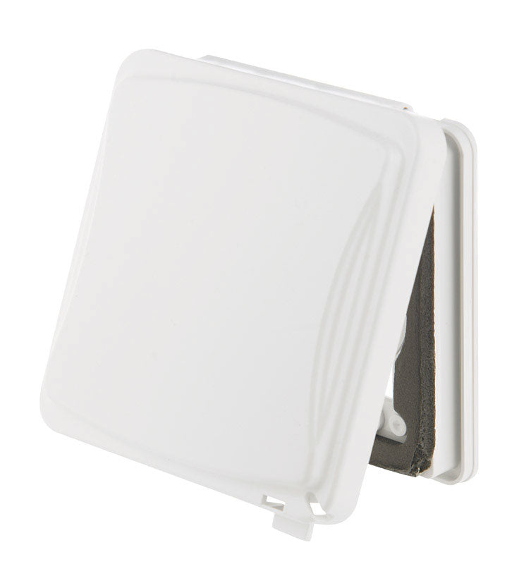 TAYMAC - TayMac Rectangle Plastic 2 gang Receptacle Box Cover [MM1410W]