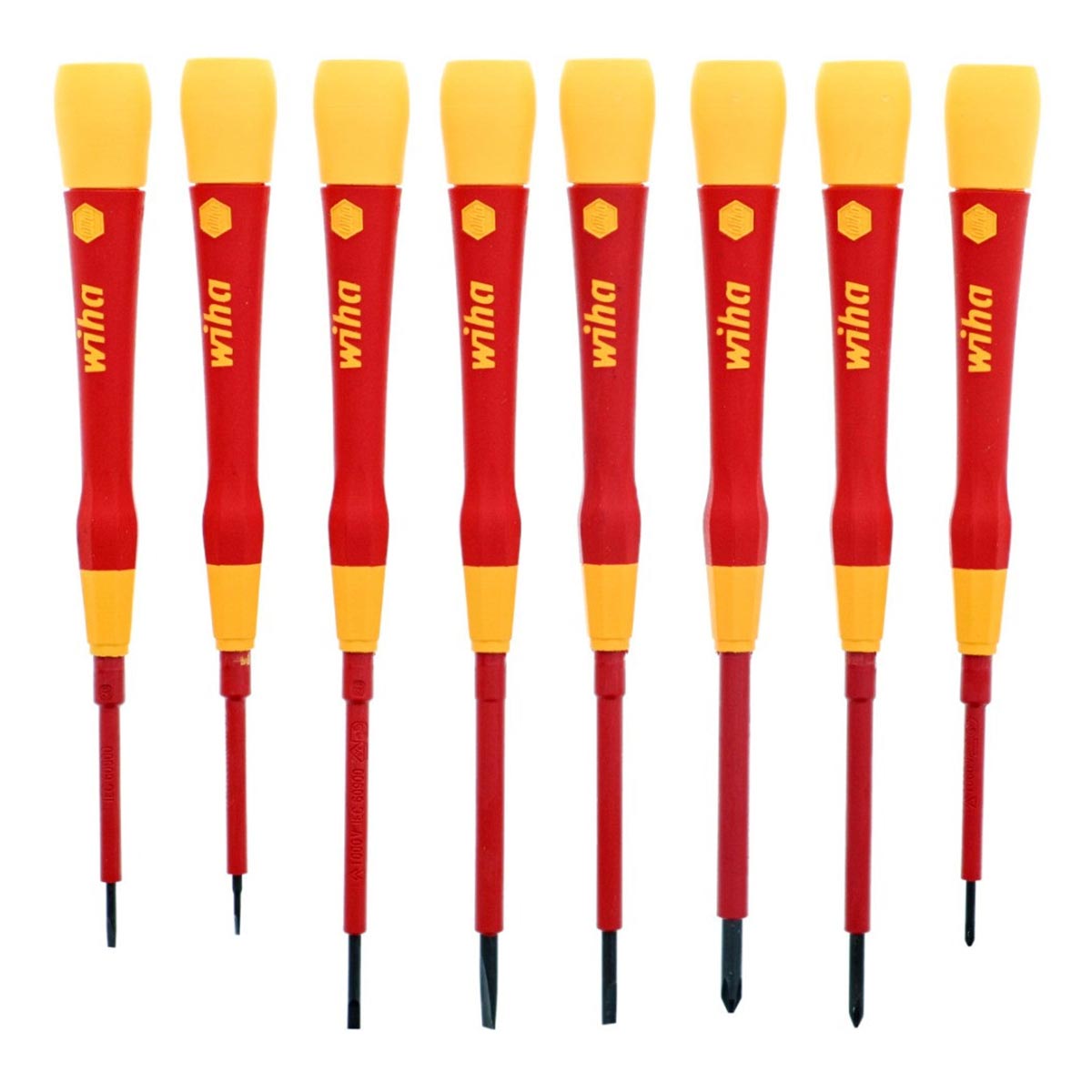 Wiha Insulated PicoFinish Precision Screwdriver Set (8 Piece Set)