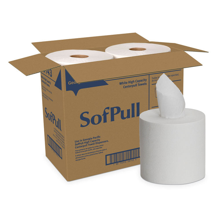 Georgia Pacific Professional - SofPull Perforated Paper Towel, 1-Ply, 7.8 x 15, White, 560/Roll, 4 Rolls/Carton