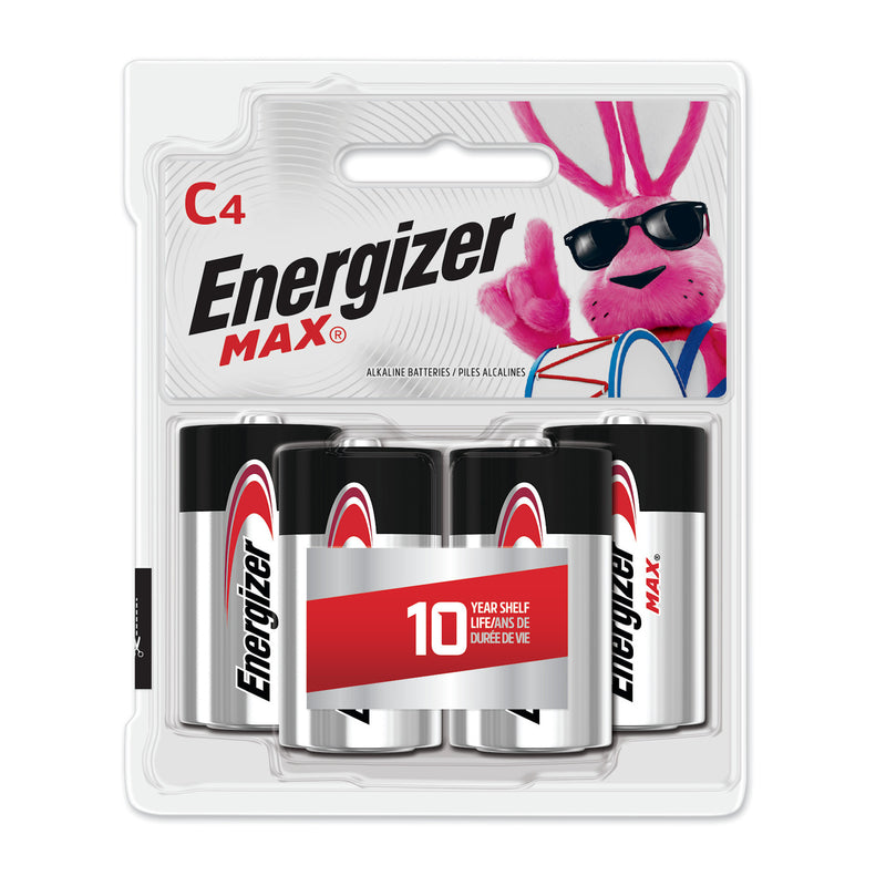 ENERGIZER - Energizer Max C Alkaline Batteries 4 pk Carded