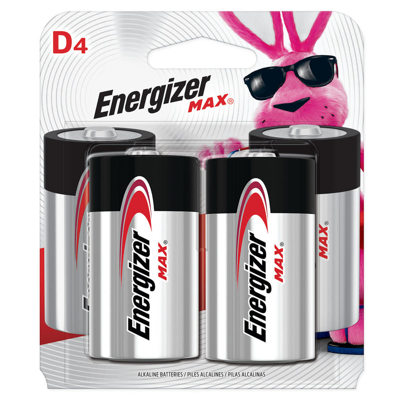 ENERGIZER - Energizer Max D Alkaline Batteries 4 pk Carded