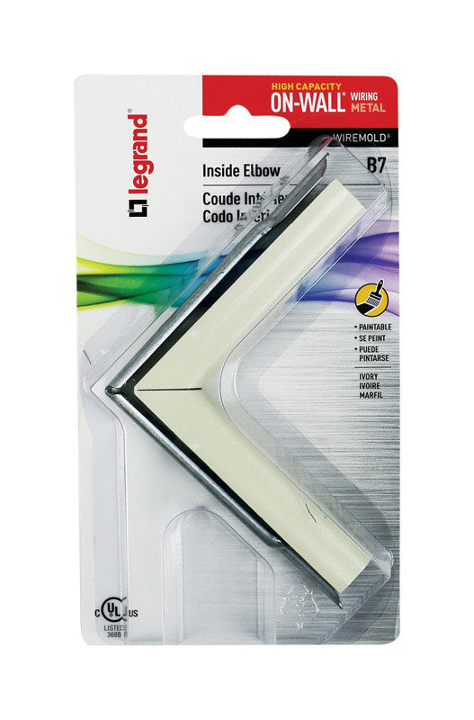WIREMOLD - Legrand On-Wall Inside Elbow 1 pk - Case of 5 [B-7]