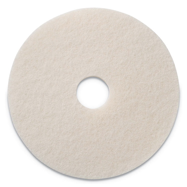 Americo - Polishing Pads, 20" Diameter, White, 5/Carton