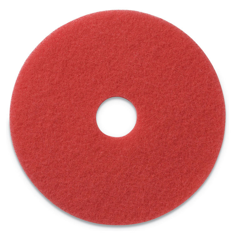 Americo - Buffing Pads, 20" Diameter, Red, 5/Carton