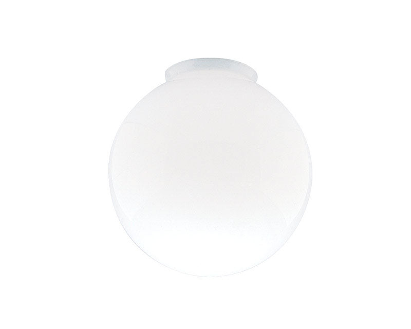 WESTINGHOUSE - Westinghouse Round White Glass Lamp Shade 1 pk - Case of 6 [85570]