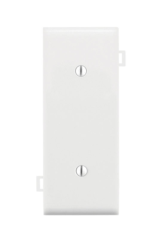 LEVITON MFG. CO. - Leviton White 1 gang Thermoplastic Nylon Blank Wall Plate 1 pk [PSC14-00W]