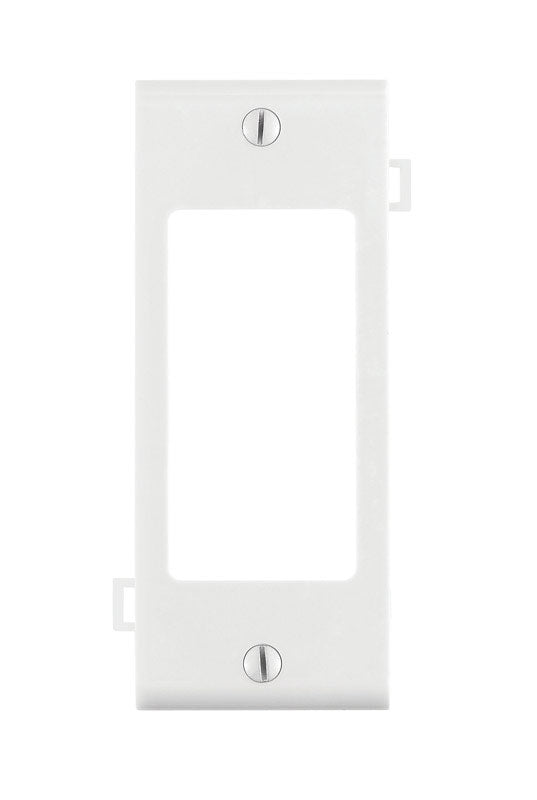 LEVITON MFG. CO. - Leviton White 1 gang Thermoplastic Nylon Decorator Wall Plate 1 pk [PSC26-00W]