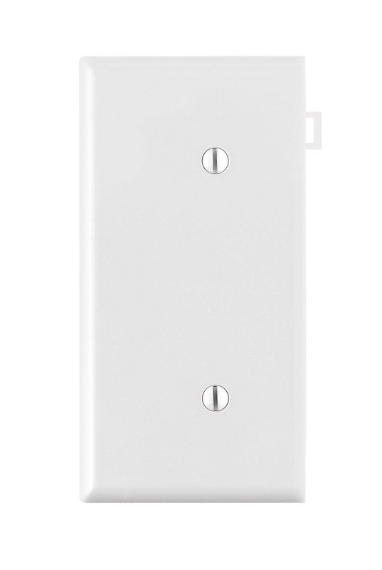 LEVITON - Leviton White 1 gang Thermoplastic Nylon Blank Wall Plate 1 pk [PSE14-00W]