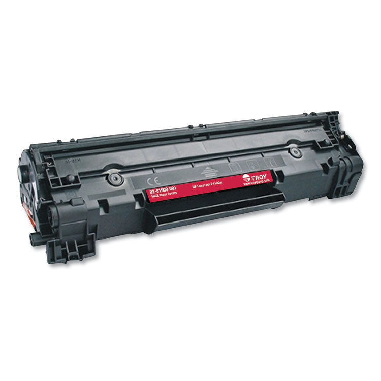 TROY - 0281900001 85A MICR Toner Secure, Alternative for HP CE285A, Black