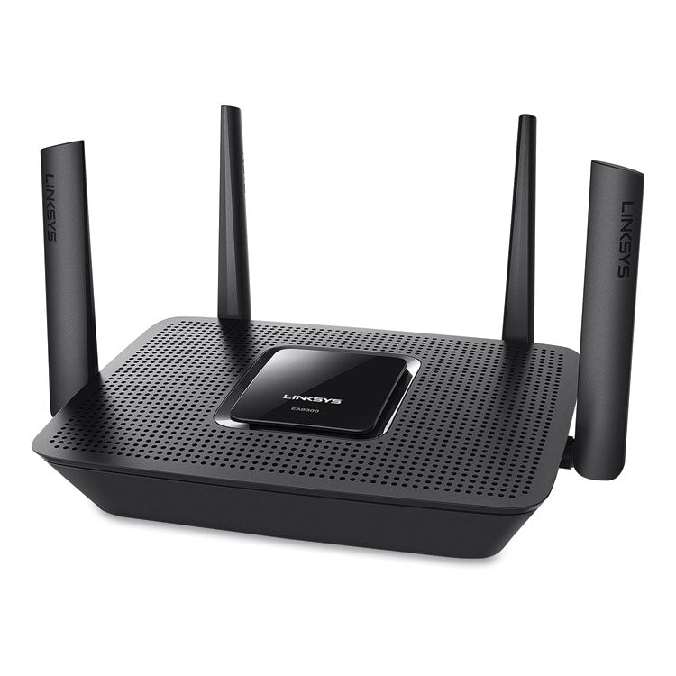 LINKSYS - EA8300 WiFi Router, AC2200,MU-MIMO, 5 Ports, Tri-Band 2.4 GHz/5 GHz