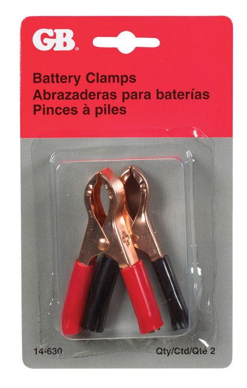 GARDNER BENDER - Gardner Bender Insulated Wire Battery Clamps Assorted 2 pk