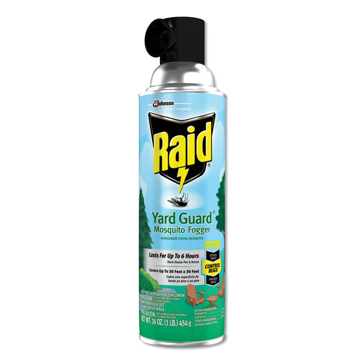 Raid - Yard Guard Fogger, 16 oz Aerosol Spray, 12/Carton