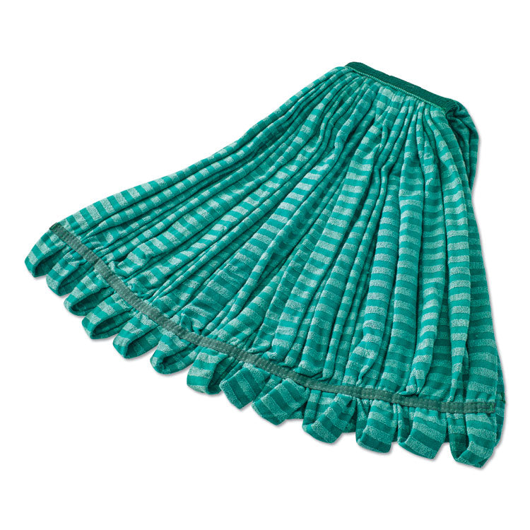 Rubbermaid Commercial - Microfiber Tube Wet Mop, Microfiber, 1" Headband, Green