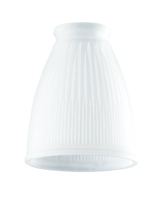 WESTINGHOUSE - Westinghouse Slightly Flared White Glass Lamp Shade 1 pk - Case of 6