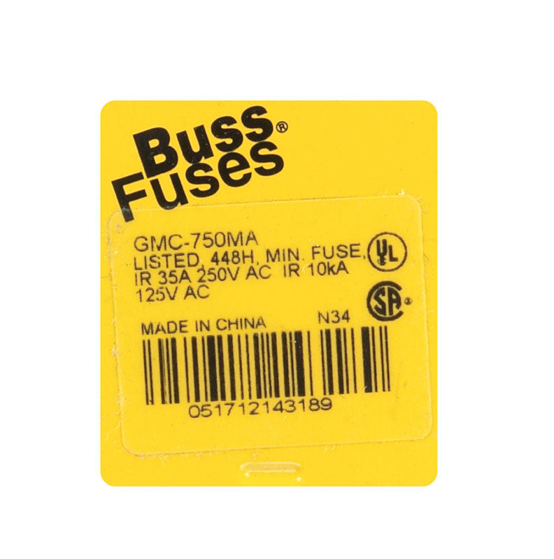 BUSSMANN - Bussmann 750 amps Time Delay Fuse 5 pk