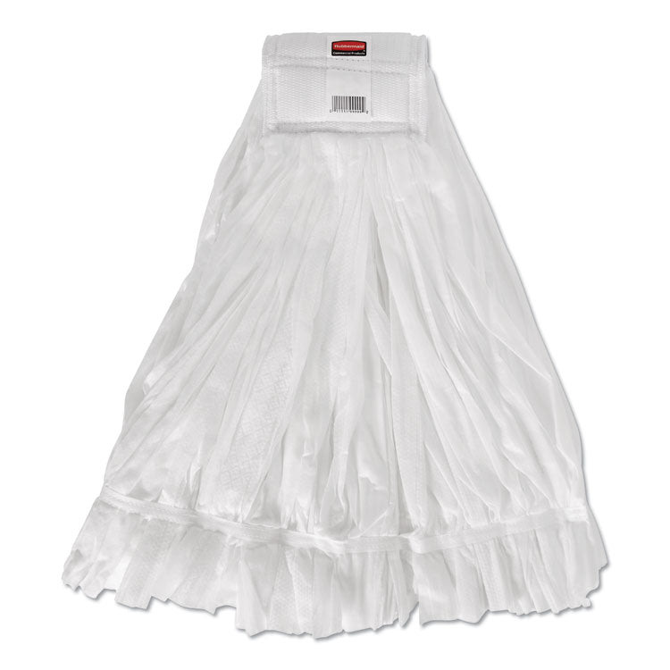 Rubbermaid Commercial - Disposable Mop, Nonwoven Fiber, #24, 5" Headband, White