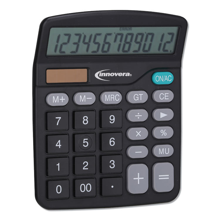 Innovera - 15923 Desktop Calculator, 12-Digit LCD