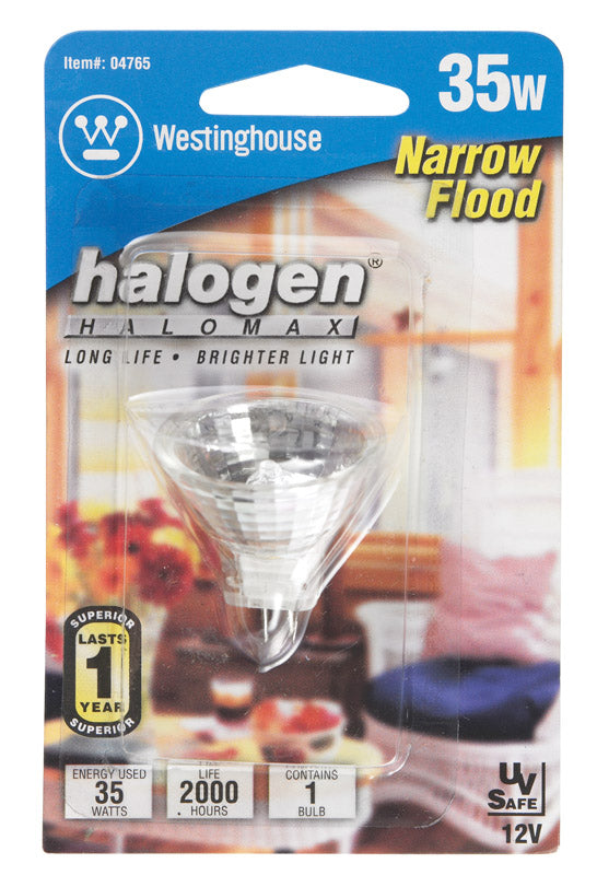 WESTINGHOUSE - Westinghouse 35 W MR11 Floodlight Halogen Bulb 360 lm White 1 pk