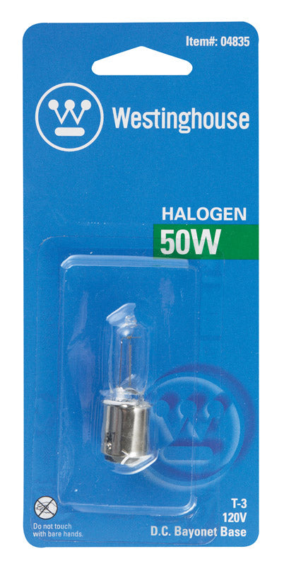 WESTINGHOUSE - Westinghouse 50 W T3 Specialty Halogen Bulb 600 lm Bright White 1 pk