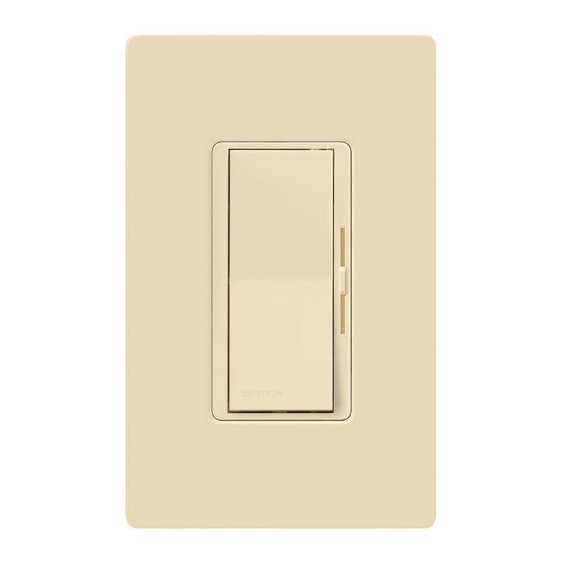 LUTRON - Lutron Diva Ivory 150 W 3-Way Dimmer Switch 1 pk