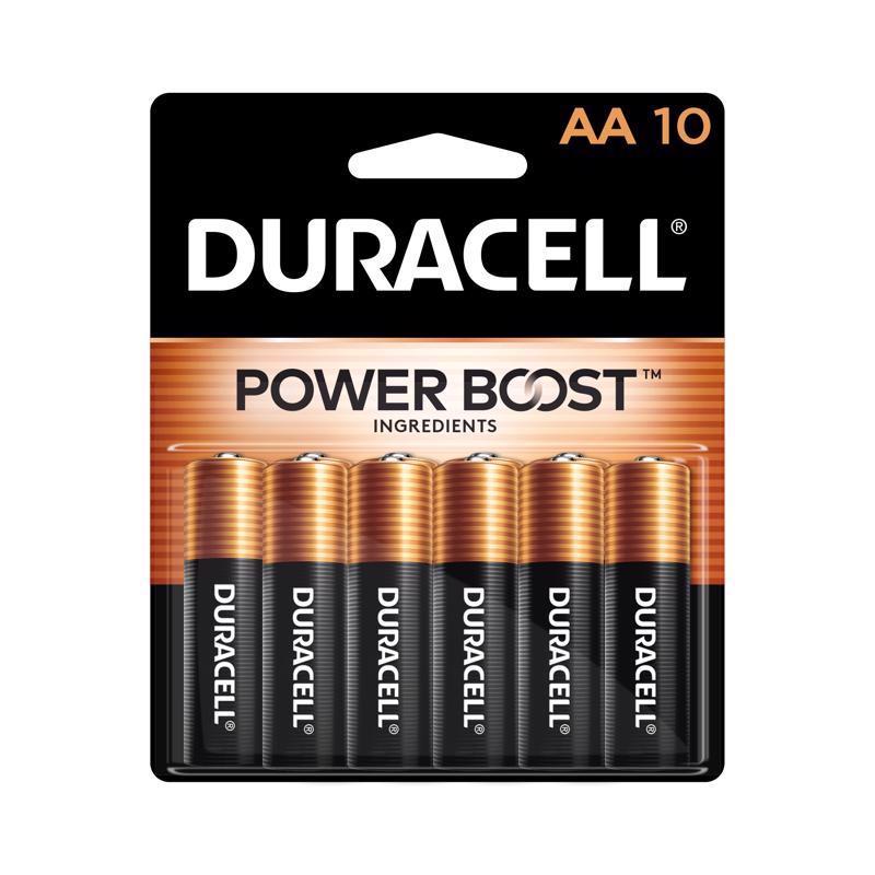 DURACELL - Duracell Coppertop AA Alkaline Batteries 10 pk Carded