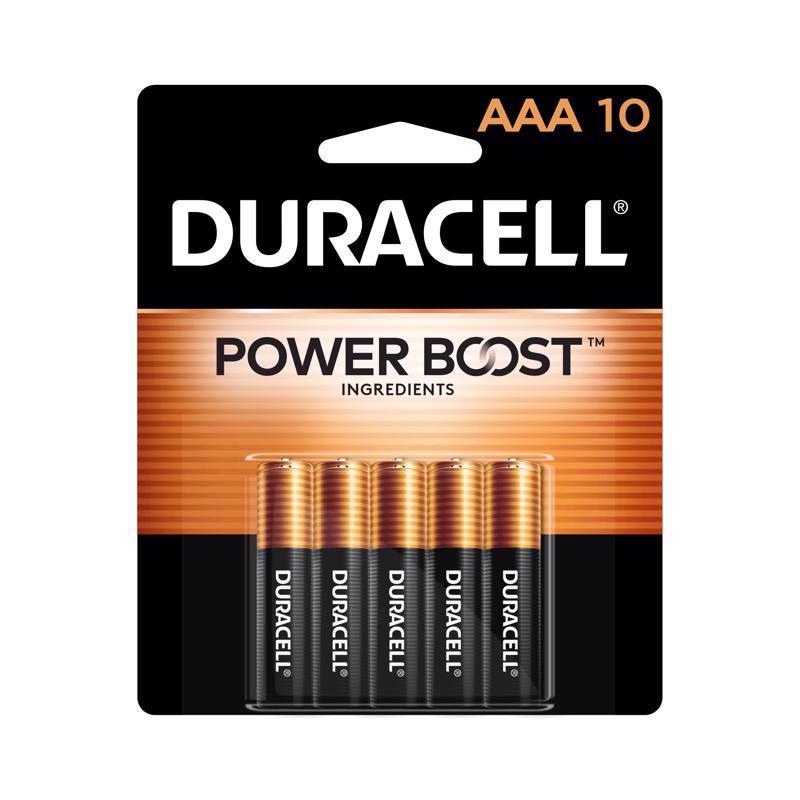 DURACELL - Duracell Coppertop AAA Alkaline Batteries 10 pk Carded