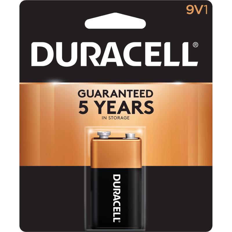 DURACELL - Duracell Coppertop 9-Volt Alkaline Batteries 1 pk Carded