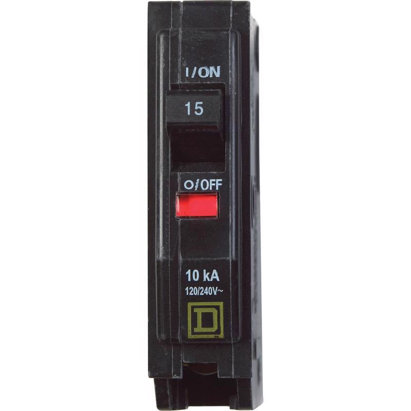 SQUARE D - Square D QO 15 amps Plug In Single Pole Miniature Circuit Breaker