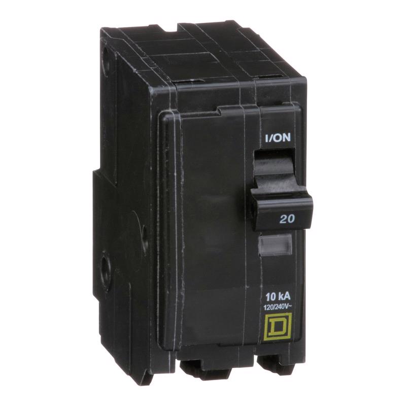 SQUARE D - Square D QO 20 amps Plug In 2-Pole Circuit Breaker [QO220CP]