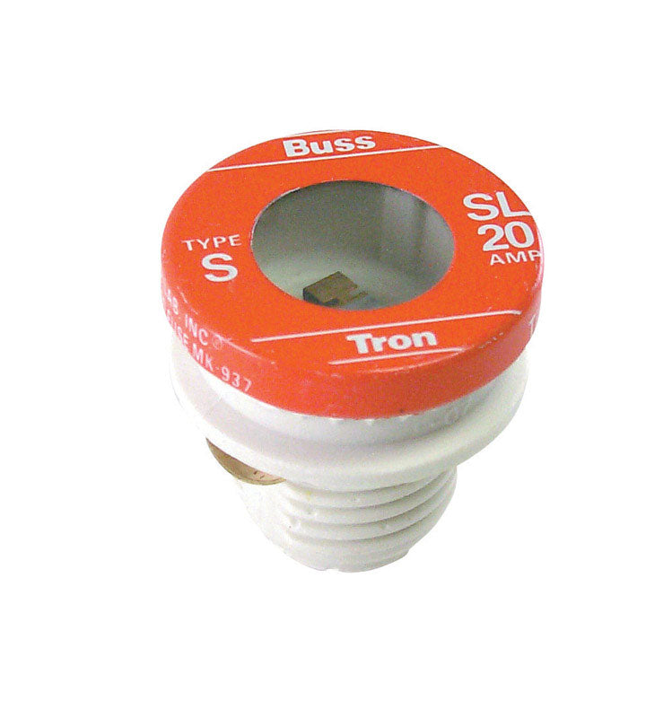 BUSSMANN - Bussmann 20 amps Tamper Proof Plug Fuse 3 pk - Case of 5