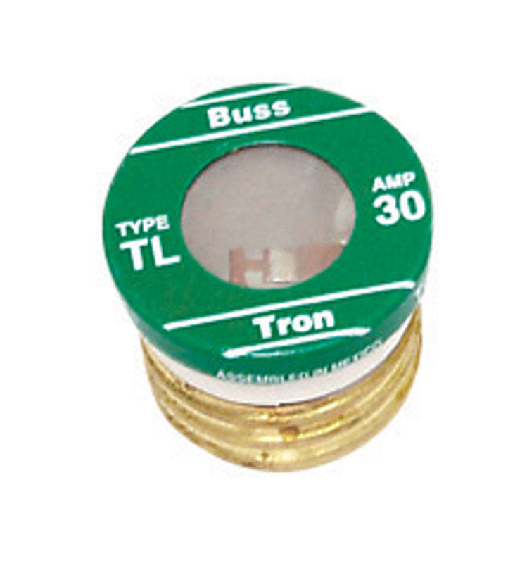 BUSSMANN - Bussmann 30 amps Time Delay Plug Fuse 4 pk