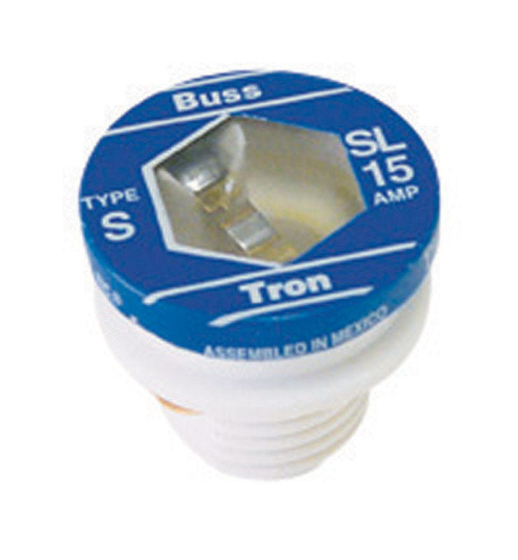 BUSSMANN - Bussmann 15 amps Tamper Proof Plug Fuse 4 pk