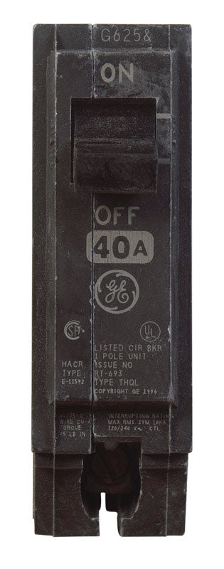 GE - GE Q-Line 40 amps Standard Single Pole Circuit Breaker [THQL1140]