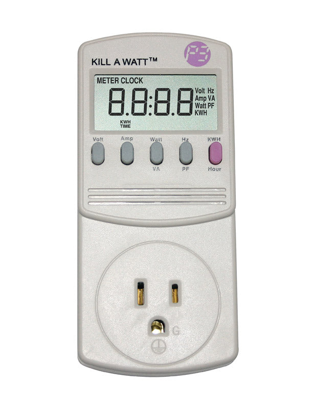 P3 INTERNATIONAL - P3 International Kill A Watt LCD Power Analyzer/Meter 1 pk [P4400]