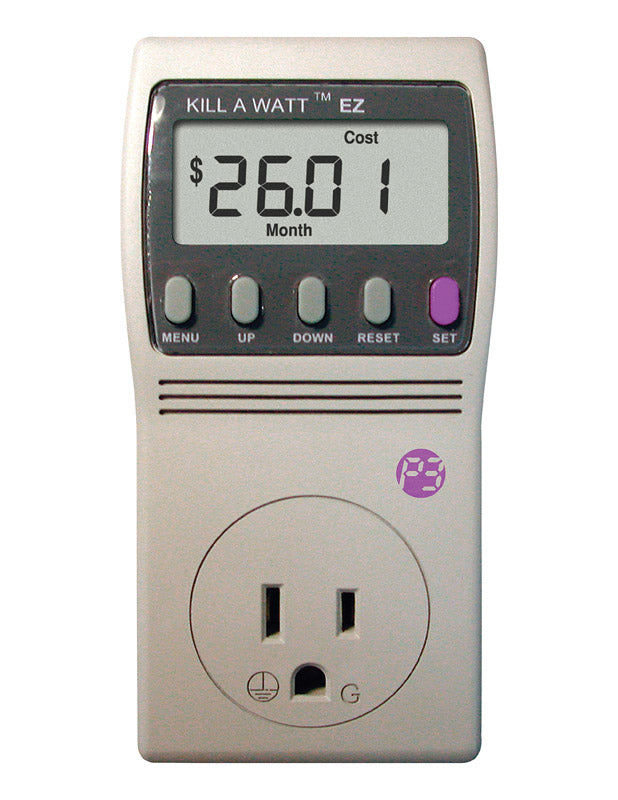 P3 INTERNATIONAL - P3 International Kill A Watt LCD Power Analyzer/Meter 1 pk [P4460]