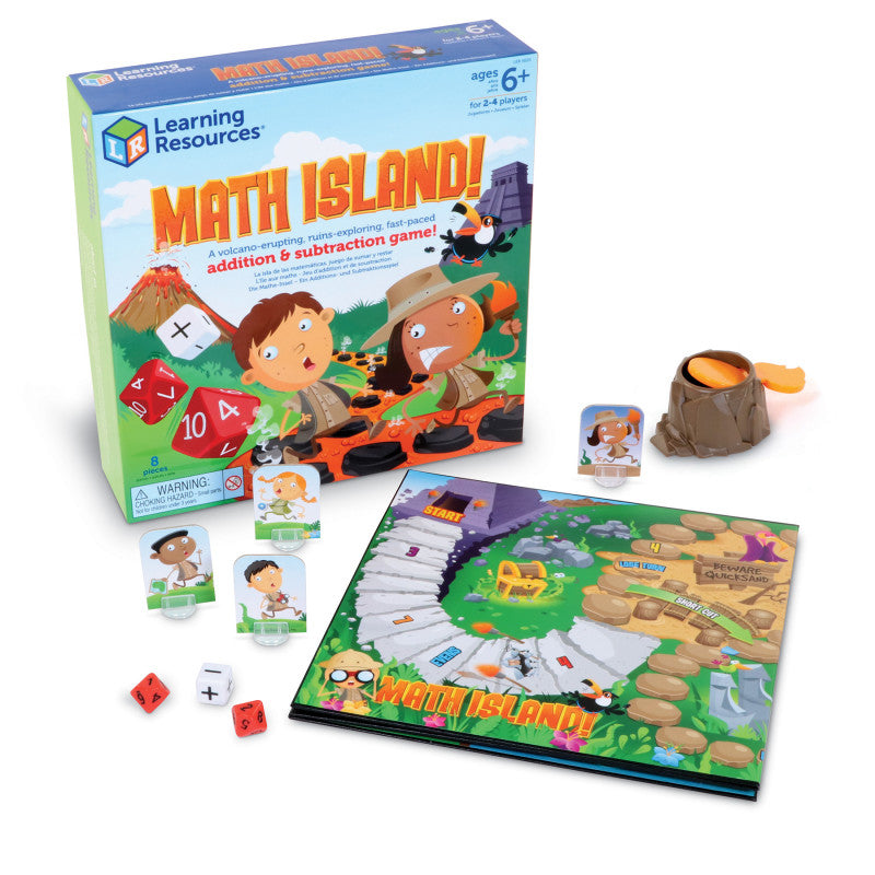 LEARNING RESOURCES - Math Island Addition & Subtraction Game