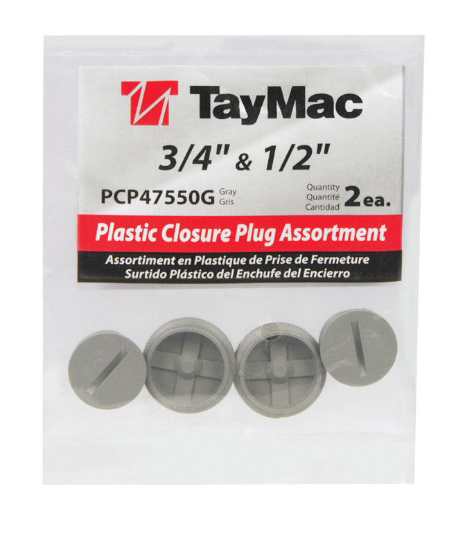 TAYMAC - TayMac Round Plastic Closure Plug [PCP47550GY]