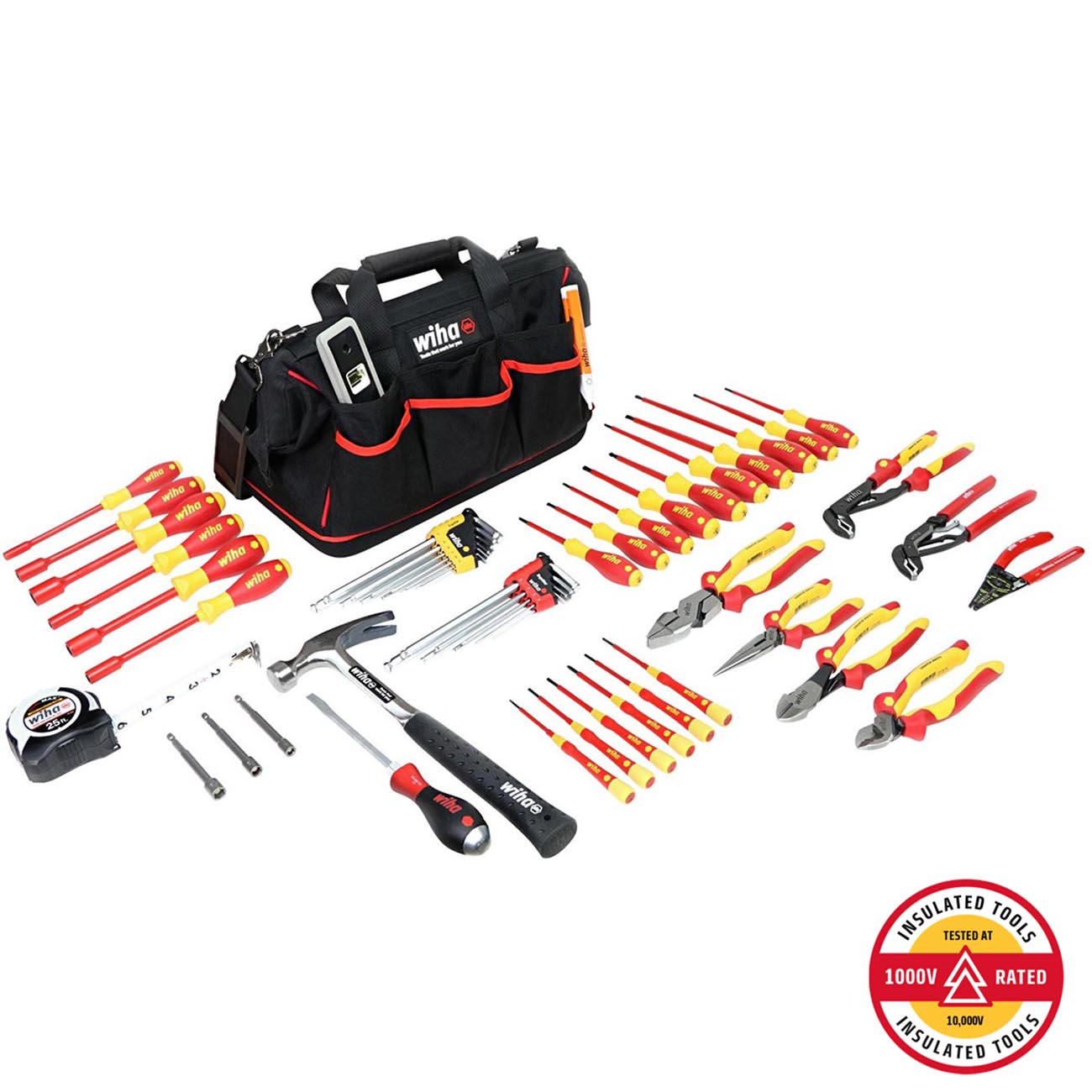 Wiha Insulated Master Electrician‚Äôs Tools Set (59 Piece Set)