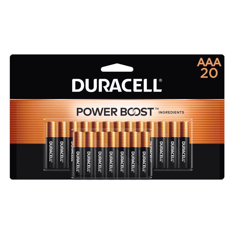 DURACELL - Duracell Coppertop AAA Alkaline Batteries 20 pk Carded