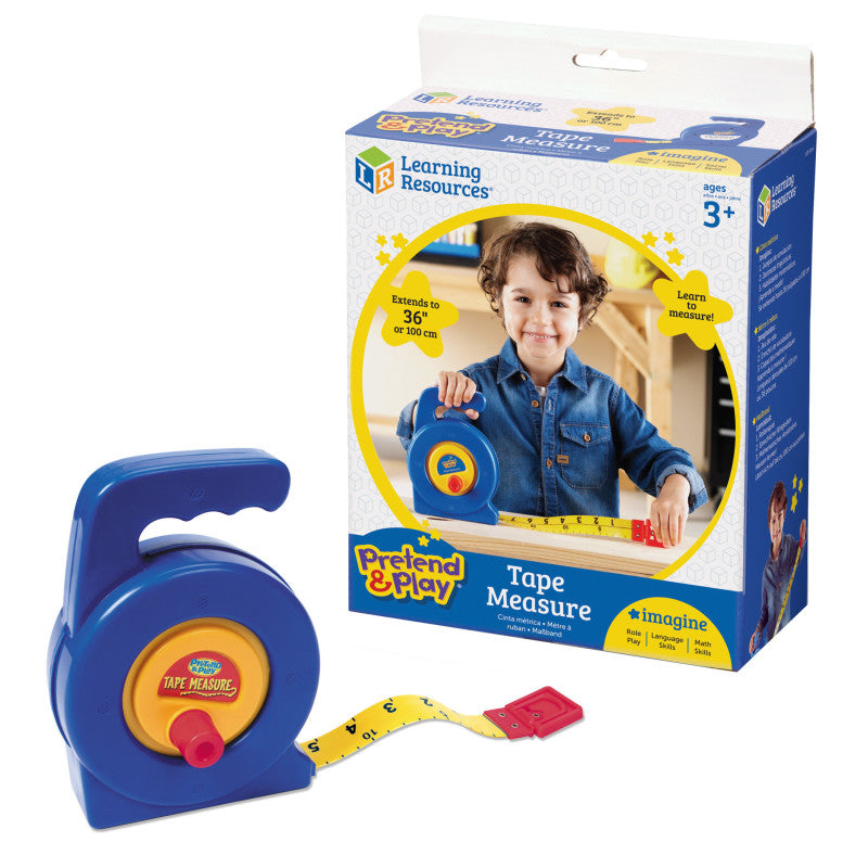 LEARNING RESOURCES - Pretend & Play® Tape Measure, 3'/1 meter