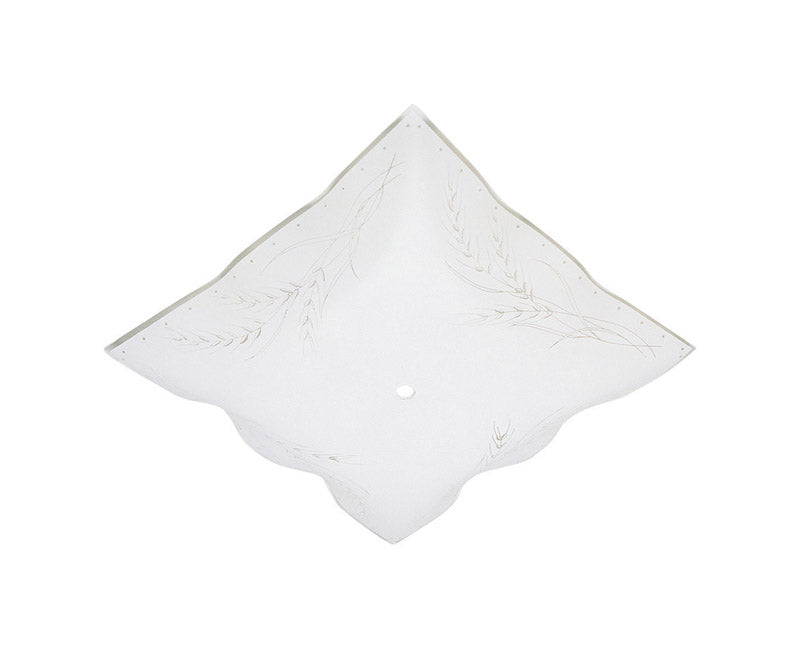 WESTINGHOUSE - Westinghouse Square White Glass Fan/Fixture Shade 1 pk - Case of 10 [81800]