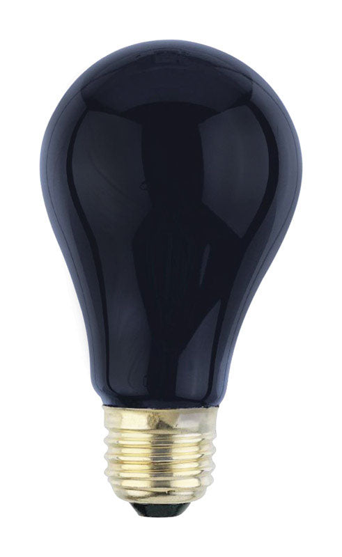 WESTINGHOUSE - Westinghouse 75 W A19 A-Line Incandescent Bulb E26 (Medium) Black Light 1 pk