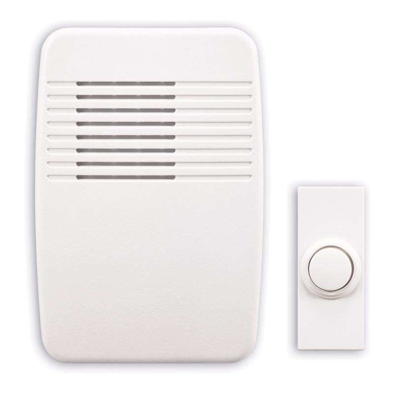 HEATH ZENITH - Heath Zenith White Plastic Wireless Door Chime Kit [SL-7366-03]