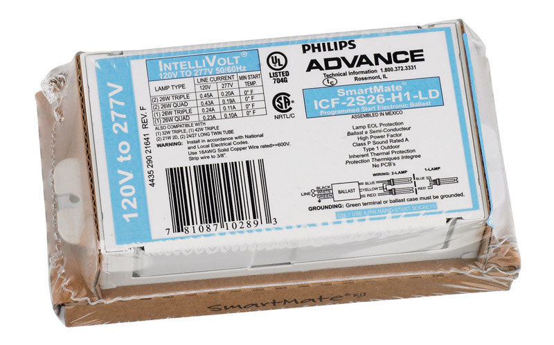 PHILIPS - Philips Advance 26 W 120 V 2 lights CFL Ballast