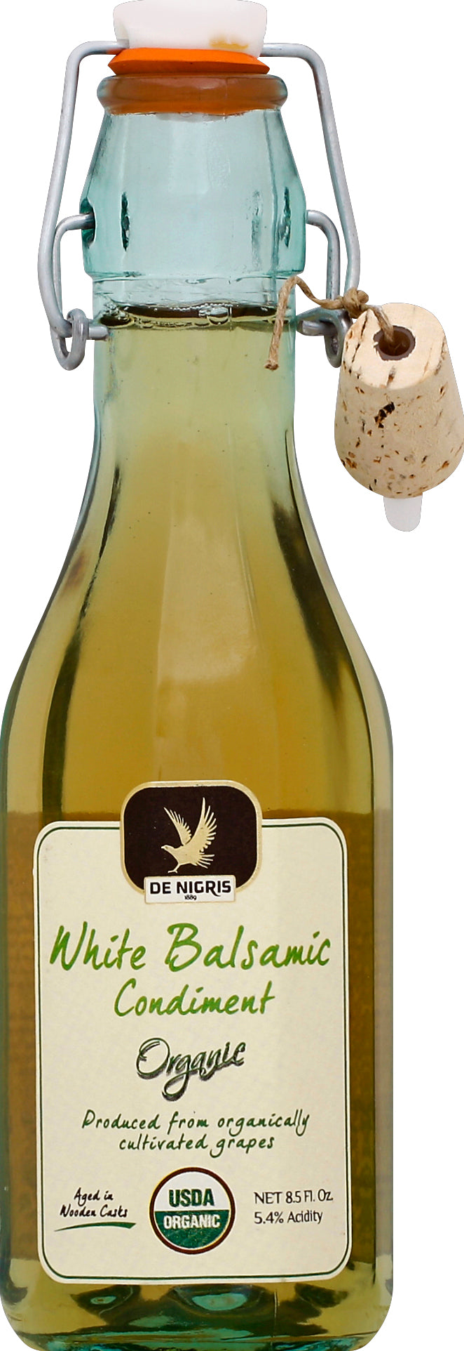 De Nigris White Balsamic Condiment 8.5 oz - Case of 6