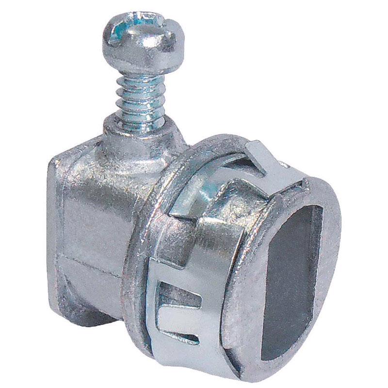 SIGMA ENGINEERED SOLUTIONS - Sigma Engineered Solutions Snap Lock 3/8 in. D Die-Cast Zinc Flex Connector For AC and MC 25 pk