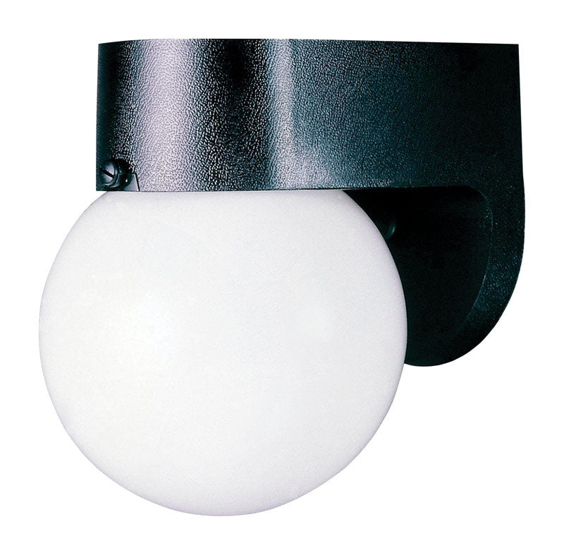 WESTINGHOUSE - Westinghouse Gloss Black/White Switch Incandescent Light Fixture