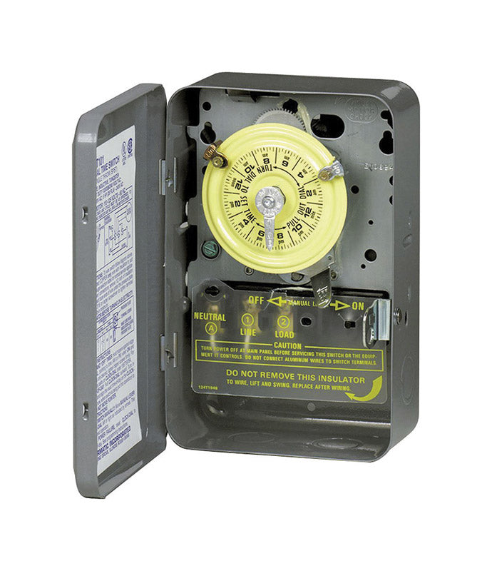 INTERMATIC - Intermatic Indoor Mechanical Timer Switch 120 V Gray