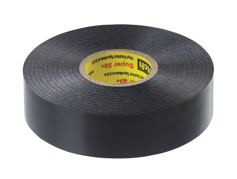 SCOTCH - Scotch Super 33+ 3/4 in. W X 66 ft. L Black Vinyl Electrical Tape